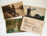 Alguns dos cartões postais antigos da coleção de família.